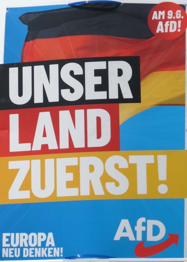 AfD - Unser Land zuerst!