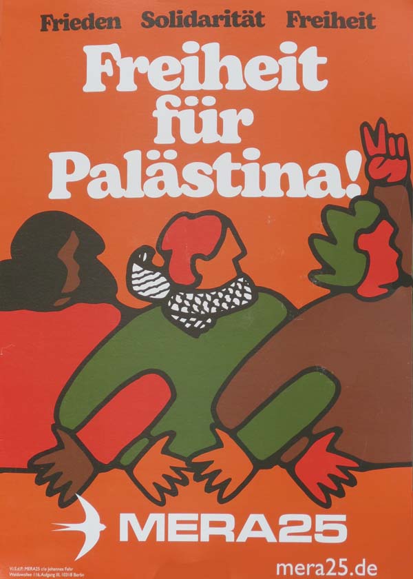 MERA25 - Freiheit für Palästina!