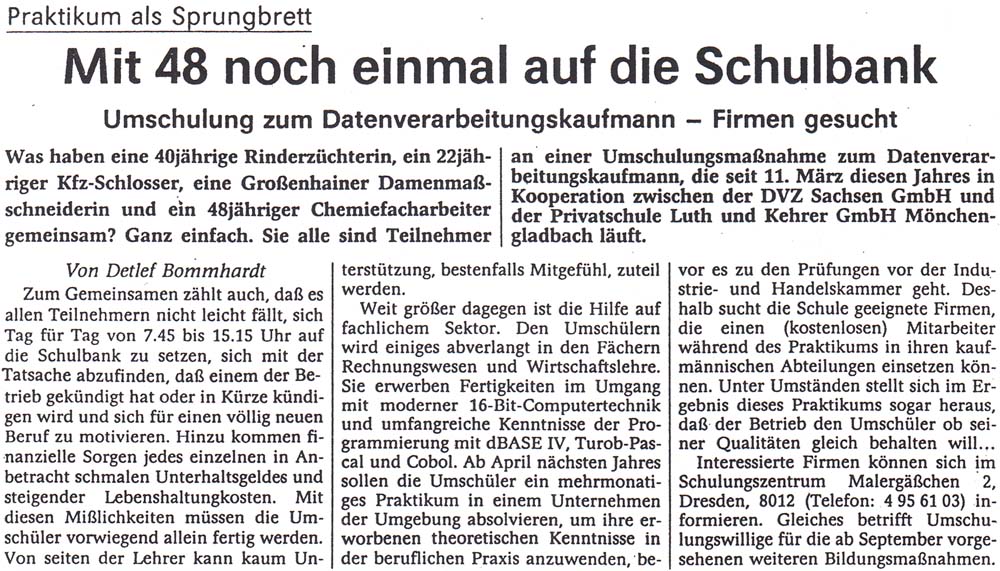 Die Privatschule Kluth und Kehrer stellt sich vor