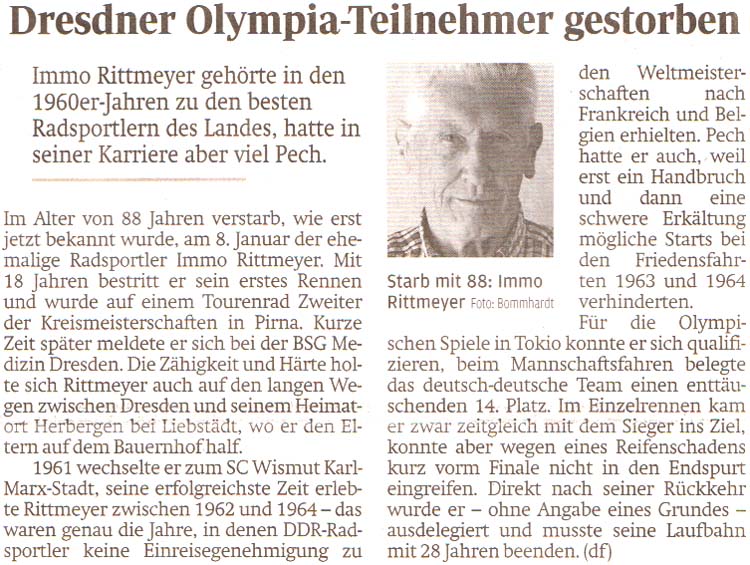 Immo Rittmeyer ist am 8. Januar 2024 im Alter von 88 Jahren gestorben.