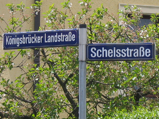 Eigentlich heißt es Schelsstraße!