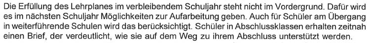 Brief des Staatsministers vom 30. März 2020 - Teil 1