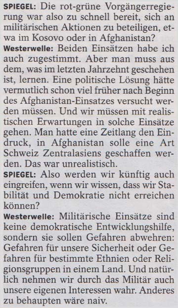 Artikel in ´Der Spiegel´ Nr. 21 / 2013, Seite 21