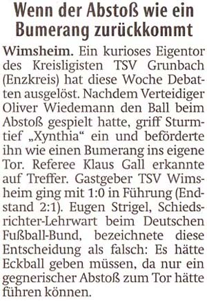 Artikel in der ´Sächsischen Zeitung´ vom 5. März 2010