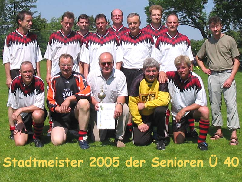 Radebeuler BC 08 ist Stadtmeister 2005 der Senioren Ü 40