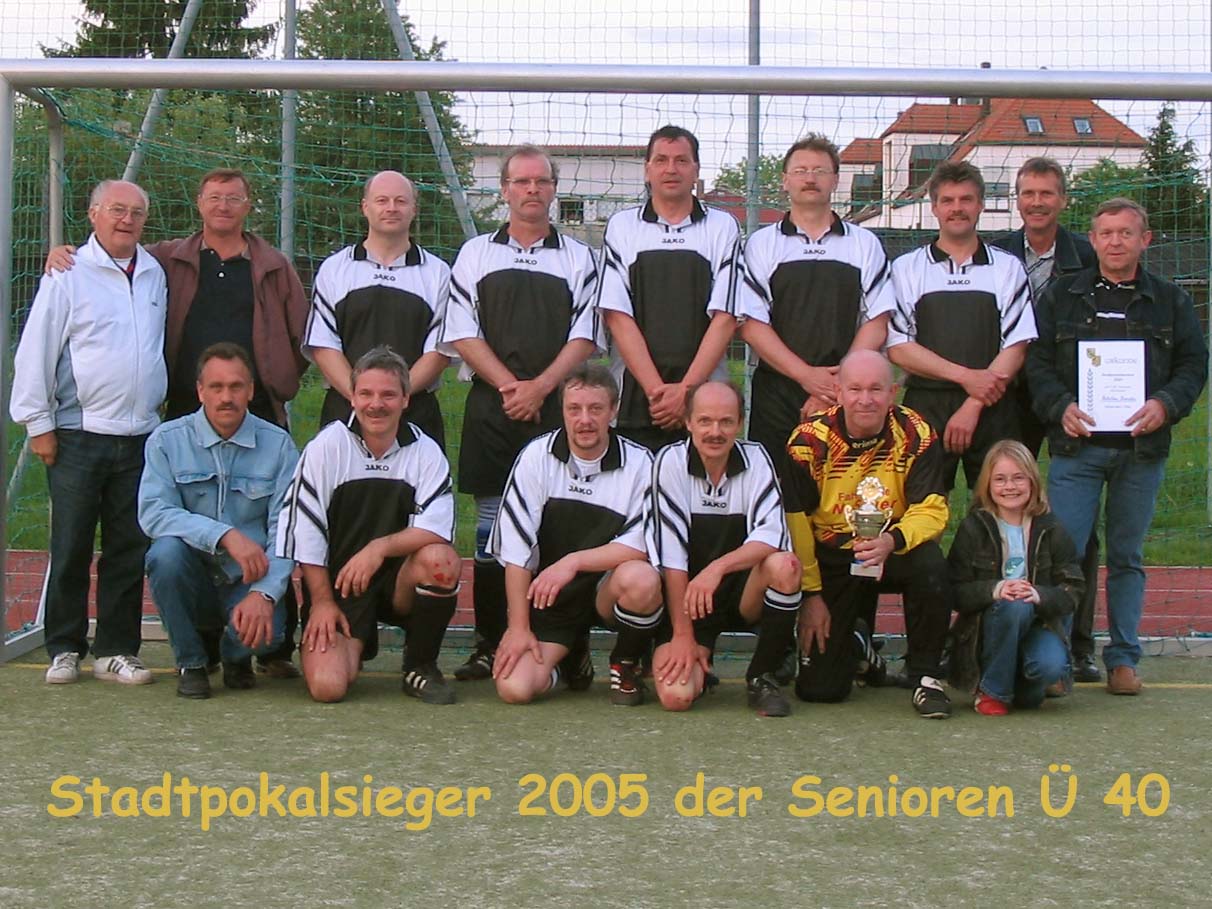 Rotation ist Pokalsieger 2005 der Senioren Ü 40