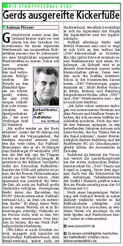 Artikel in der SZ vom 28. Februar 2006