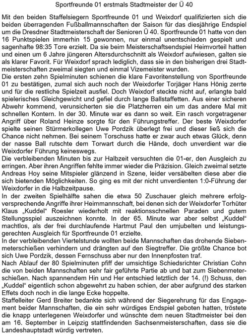 Text zur Hallenmeisterschaft am 19.2.2006