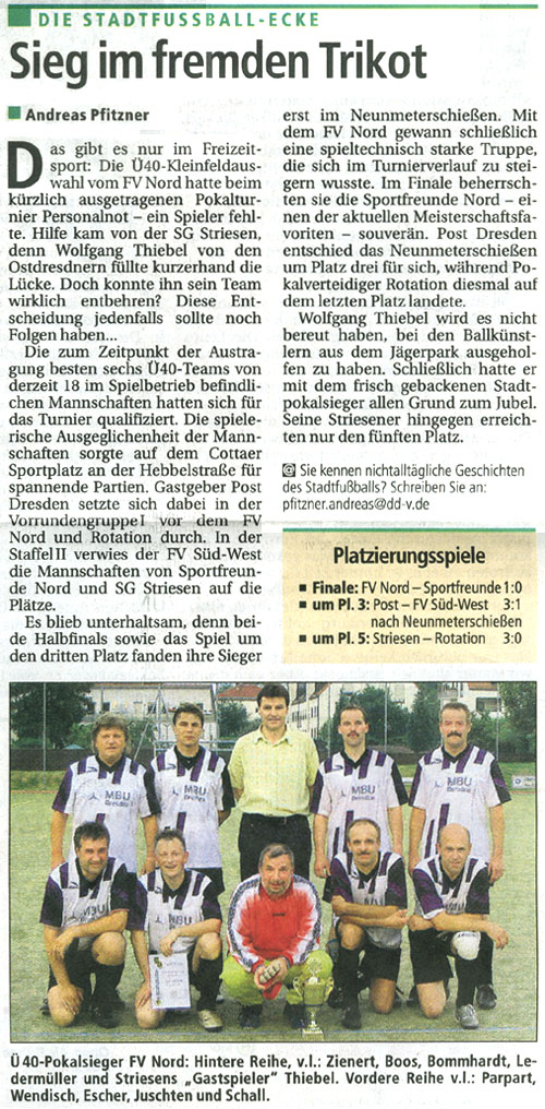 Artikel in der SZ vom 27. Juni 2006