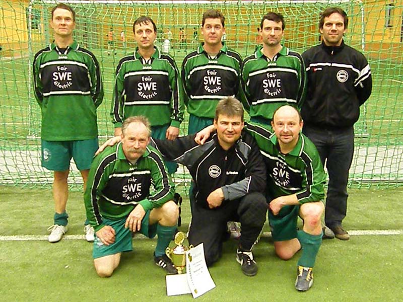 Radebeuler BC 08 ist Hallen-Stadtmeister 2008 der Senioren Ü 40