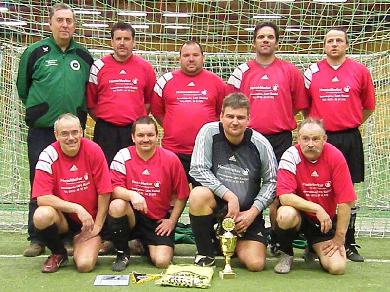 Radebeuler BC 08 ist Hallen-Stadtmeister 2010 der Altsenioren Ü 40