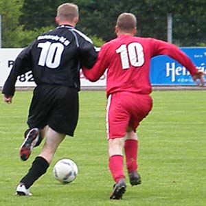 (Fast) Gleichauf: Jan Schwärzel und Michael Heinelt