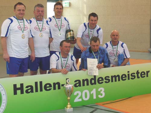 Sachsens Hallen-Landesmeister 2013 wurde der FV Neuhausen