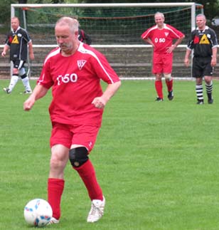 Steffen Rösler am Ball.