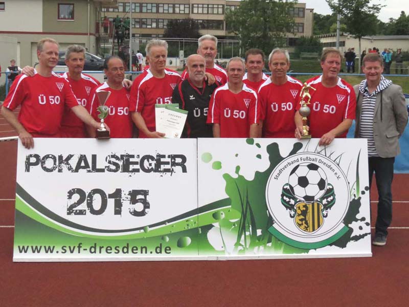 Weixdorf ist Pokalsieger 2015 der Senioren Ü 50