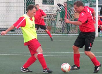 Holger Steinhardt im Duell mit Jens Klahre