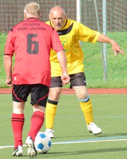 ... im Spiel Brand-Erbisdorf - Elsterwerda (0:0)