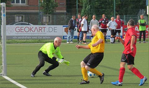 ... im Spiel Brand-Erbisdorf - Elsterwerda (0:0)