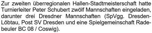 Text zur Ü70-Hallen-Stadtmeisterschaft am 12.2.2017