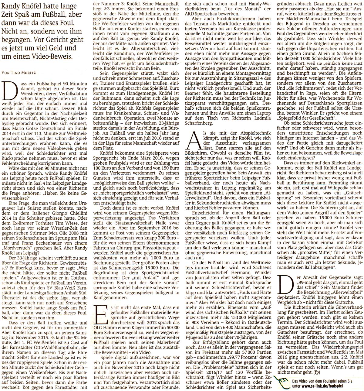 aus ´Sächsische Zeitung´ vom 23. August 2017