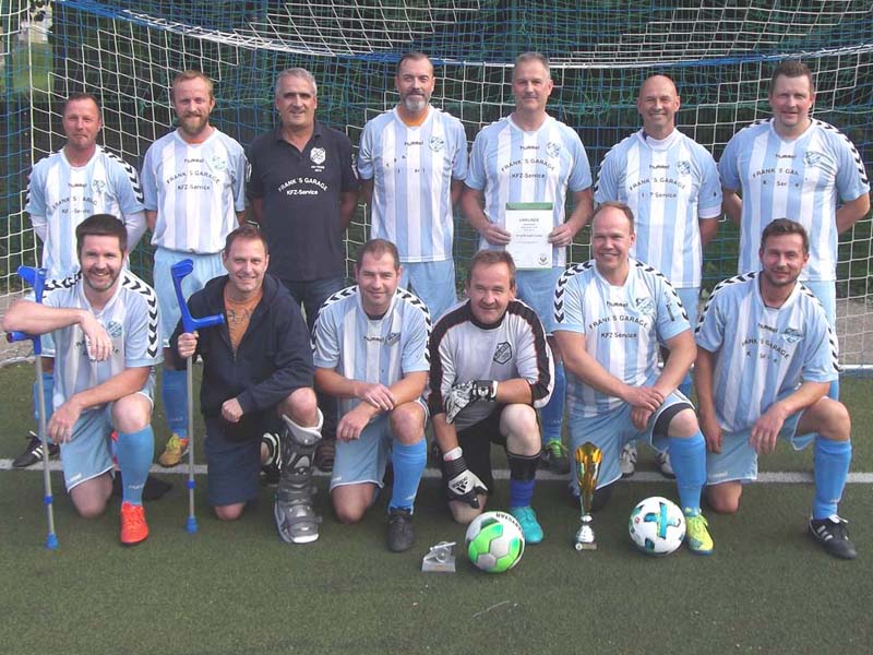 Dresdens Stadtmeister der Altsenioren Ü 50 wurde 2018 der FV Blau-Weiß Stahl Freital.