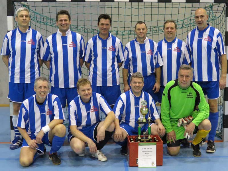 Der VfB Hellerau/Klotzsche ist Hallen-Stadtmeister 2018 der Altsenioren Ü 50