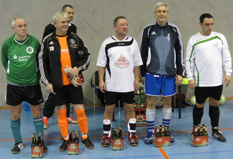 das All-Star-Team: Karsten Kohler, Christian Ebert, Jörg Ockert, Ralf Metelmann, Steffen Ikner