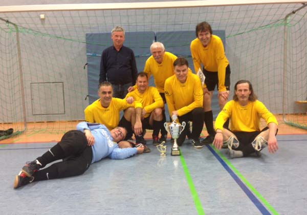 die Siegermannschaft beim 19. Liegauer Hallencup