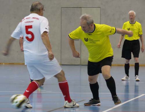 ... und Rolf Hanefeld im Spiel Luckau - Stadtauswahl (1:0)