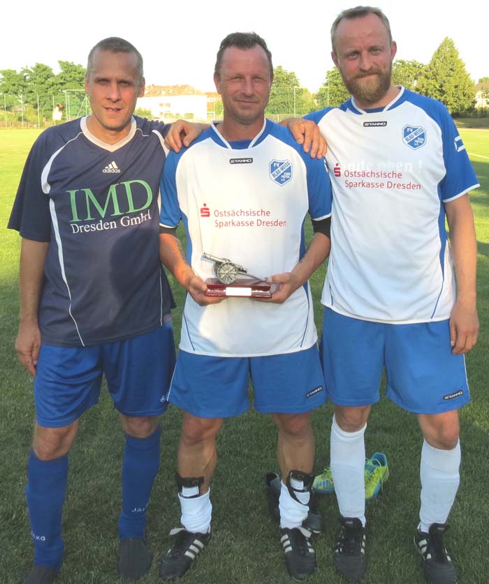 Frank Seifert, Michael Heinelt und Martin Dammmüller waren 2019 die besten Torschützen der Altsenioren Ü 40.