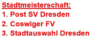 die 3 besten Dresdner der Stadtmeisterschaft der Altsenioren Ü 70 am 13.1.2019