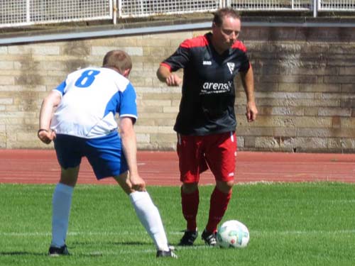 Martin Dammmüller (Nr. 8) und Jens-Peter Klahre