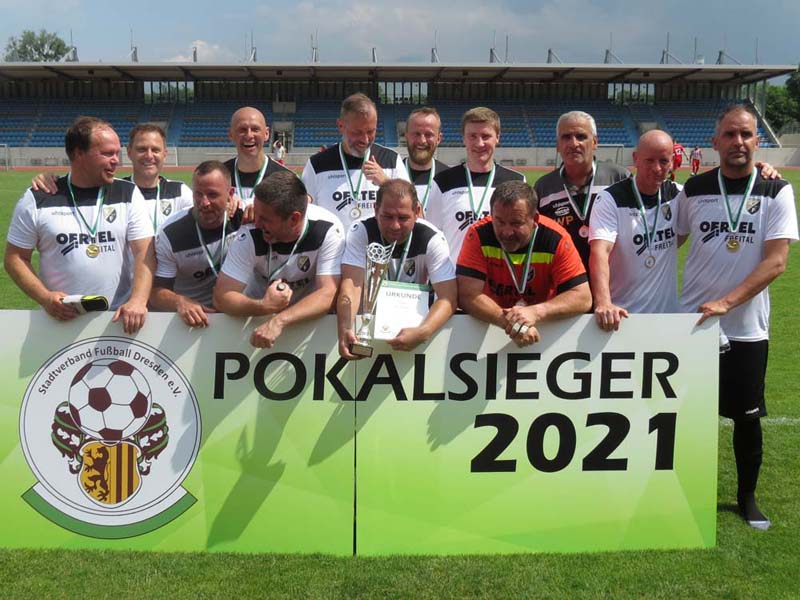 Pokalsieger 2020 der Altsenioren Ü 40 wurde der SC Freital.
