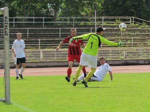 Lars Weber, Torsten Lehmann, Winfried Hantusch (Nr. 1) und Torsten Enax