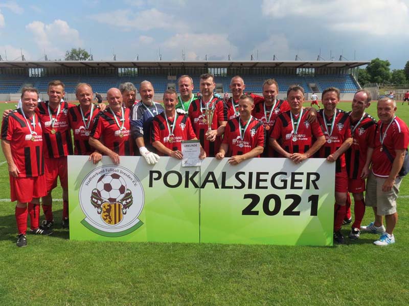 Pokalsieger 2021 der Altsenioren Ü 50 wurde die SG Striesen.