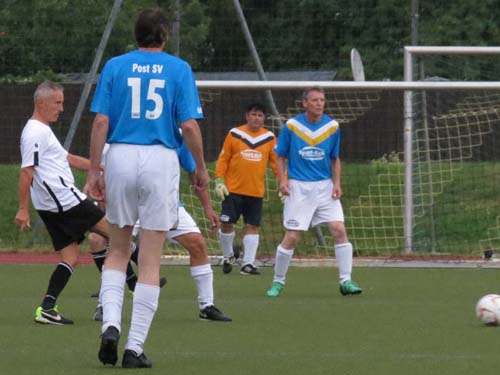 Matthias Müller, Frank Glöckner (Nr. 15), Miloslav Kovanovic und Hartmut Walther