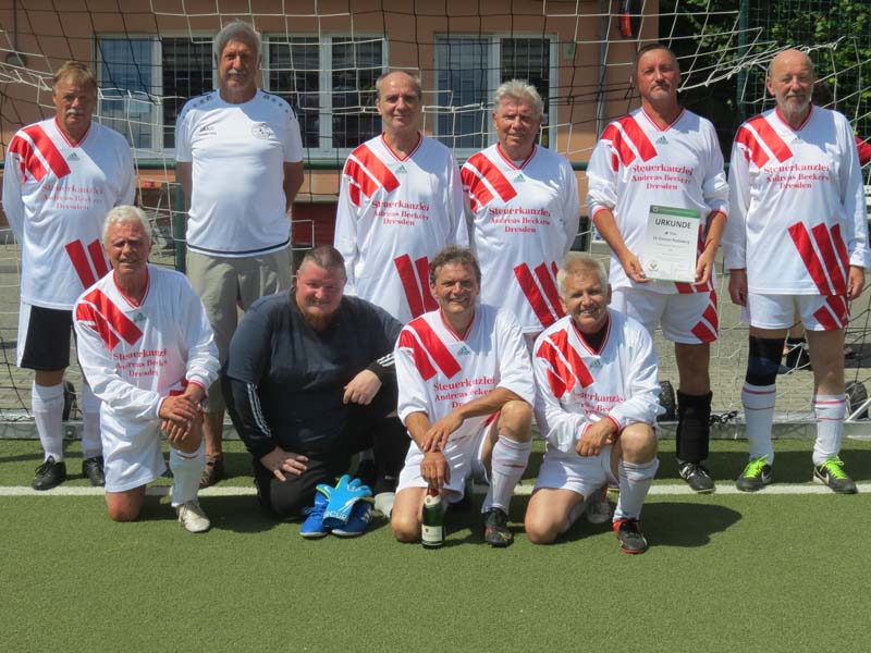 Turniersieger am 2. Juli 2022 der Altsenioren Ü 60 wurde der SV Einheit Radeberg.
