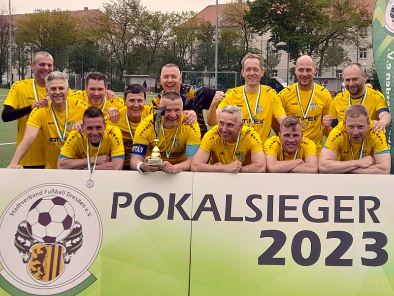 Pokalsieger 2023 der Ü 40: SV Helios 24 Dresden - Bild 2