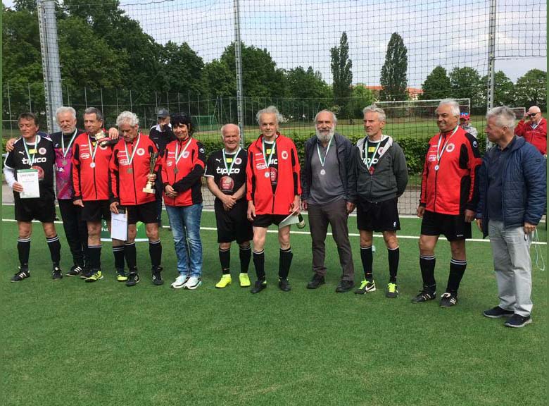 Der Dresdner SC 1898 ist Stadtpokalsieger 2023 der Senioren Ü 70