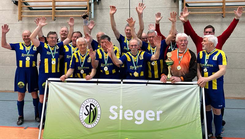 Westlausitz gewinnt die Sächsische Landesmeisterschaft der Altsenioren Ü 70 am 18. März 2023 - Bild 1