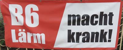 B6-Lärm macht krank!