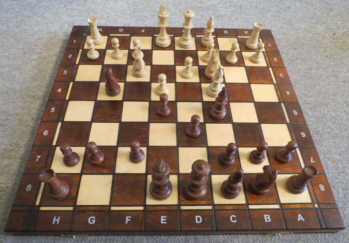 Spielstellung im Schach