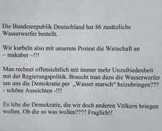 Die BRD hat 86 zusätzliche Wasserwerfer bestellt